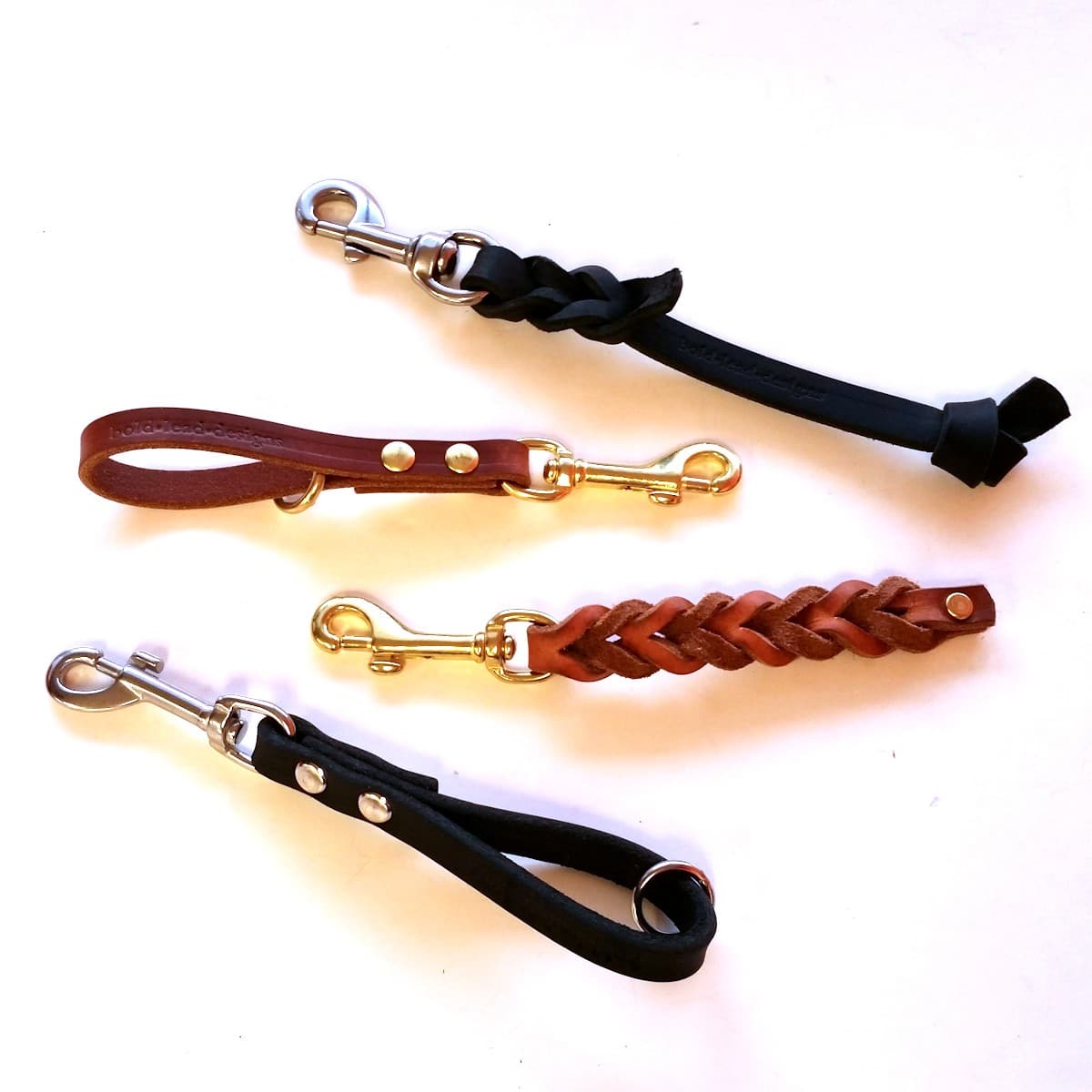 Leather Training Tab (check cord) – Bold Lead Designs