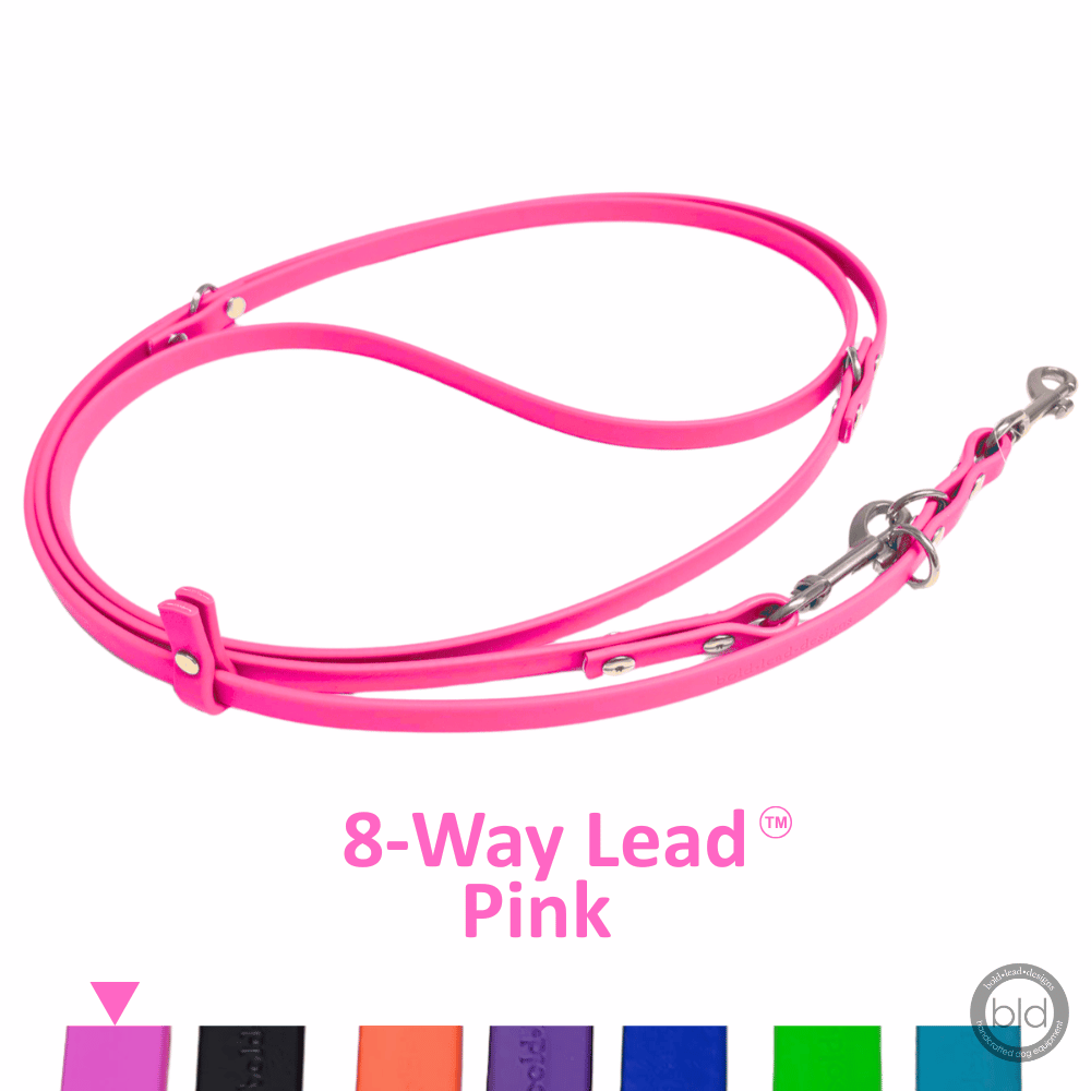 The 8-Way Lead™ - in vegan Brahma material (6 or 8 feet long)