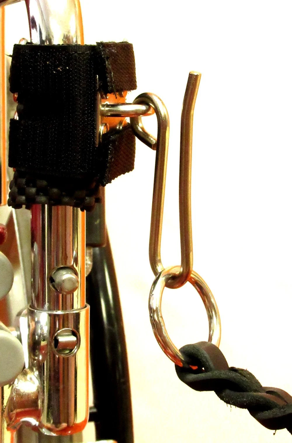 Full-Custom Wheelchair Leash for use with Hook Attachment (quad lead)