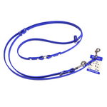 Cobalt Blue Atlas leash on a white background
