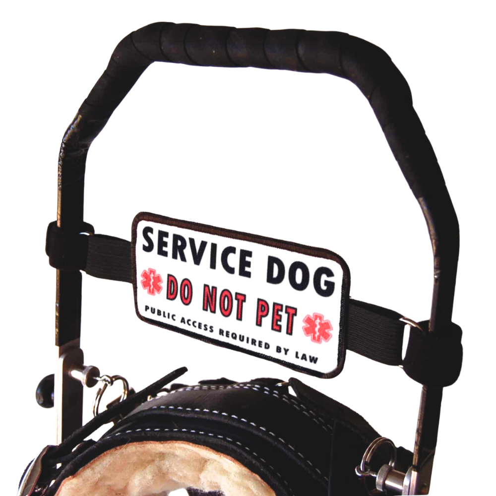 Banner Badge for Service Dogs (MSH rigid handle only)