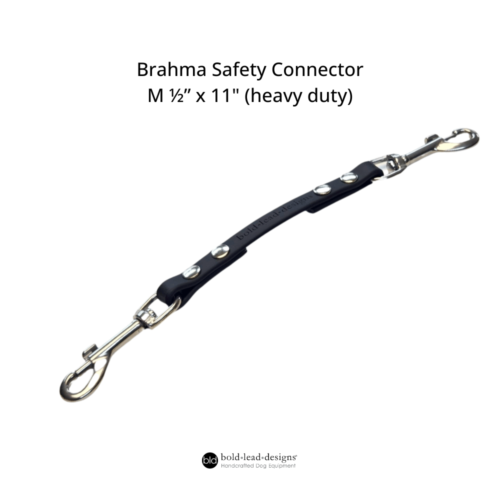 Brahma Safety Cord Medium 11" with metal clasp on a white background