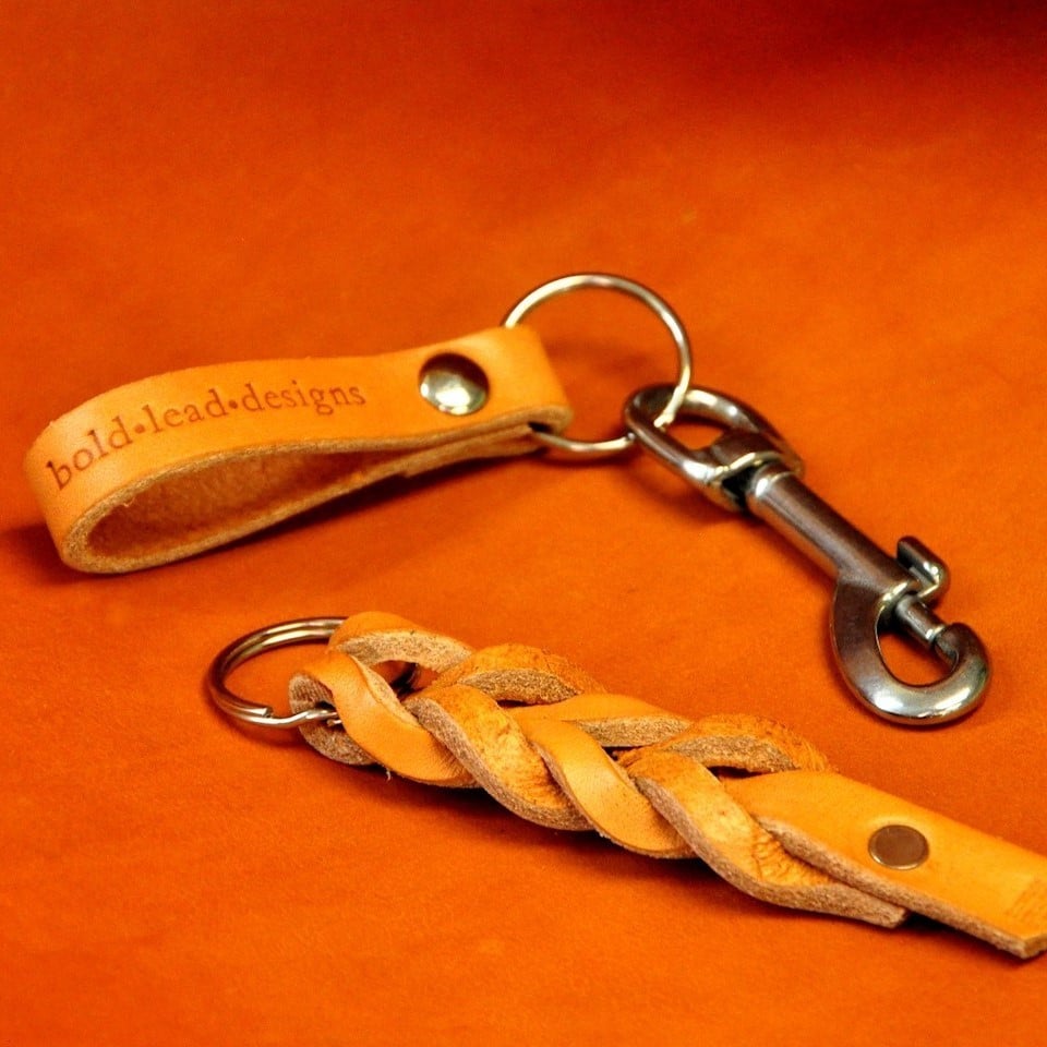 BLD Leather Key Fob