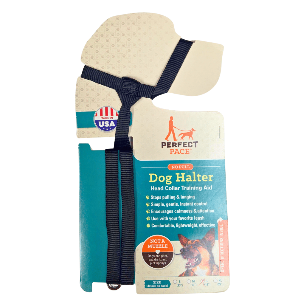 The Smooth Nylon Perfect Pace™ NO-PULL Head Collar & Halter Leash