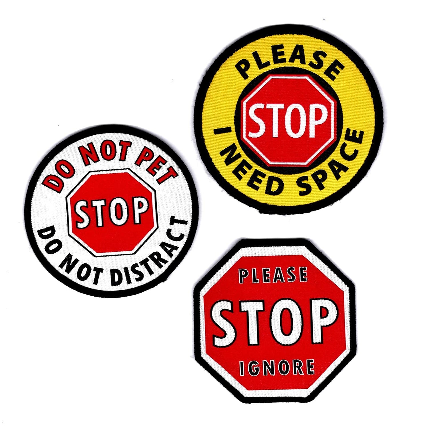 STOP Sign Leash Wraps