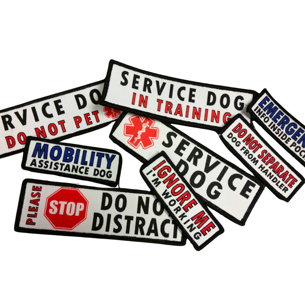Service Dog Velcro Patch (for cape or vest)