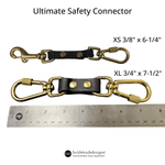 Ultimate Safety Connector with size dimensions and Bold Lead Designs branding.