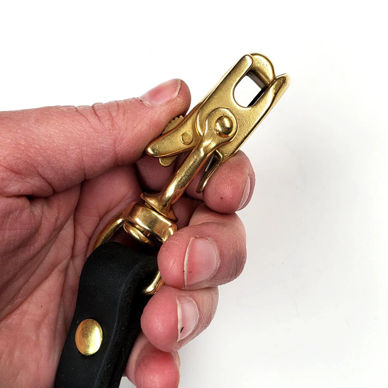 Alligator Locking Jaw Snap - The ORIGINAL Italian Bronze by KONG
