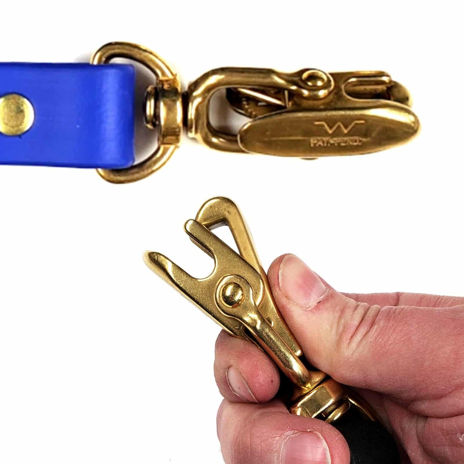 Alligator Locking Jaw Snap - The ORIGINAL Italian Bronze by KONG