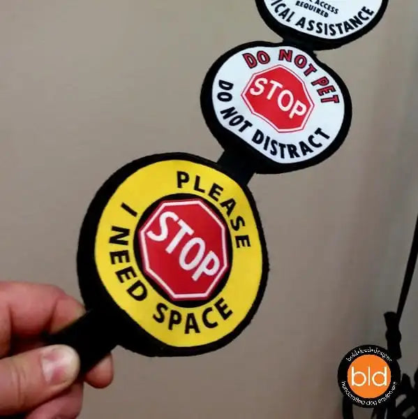 STOP Sign Leash Wraps