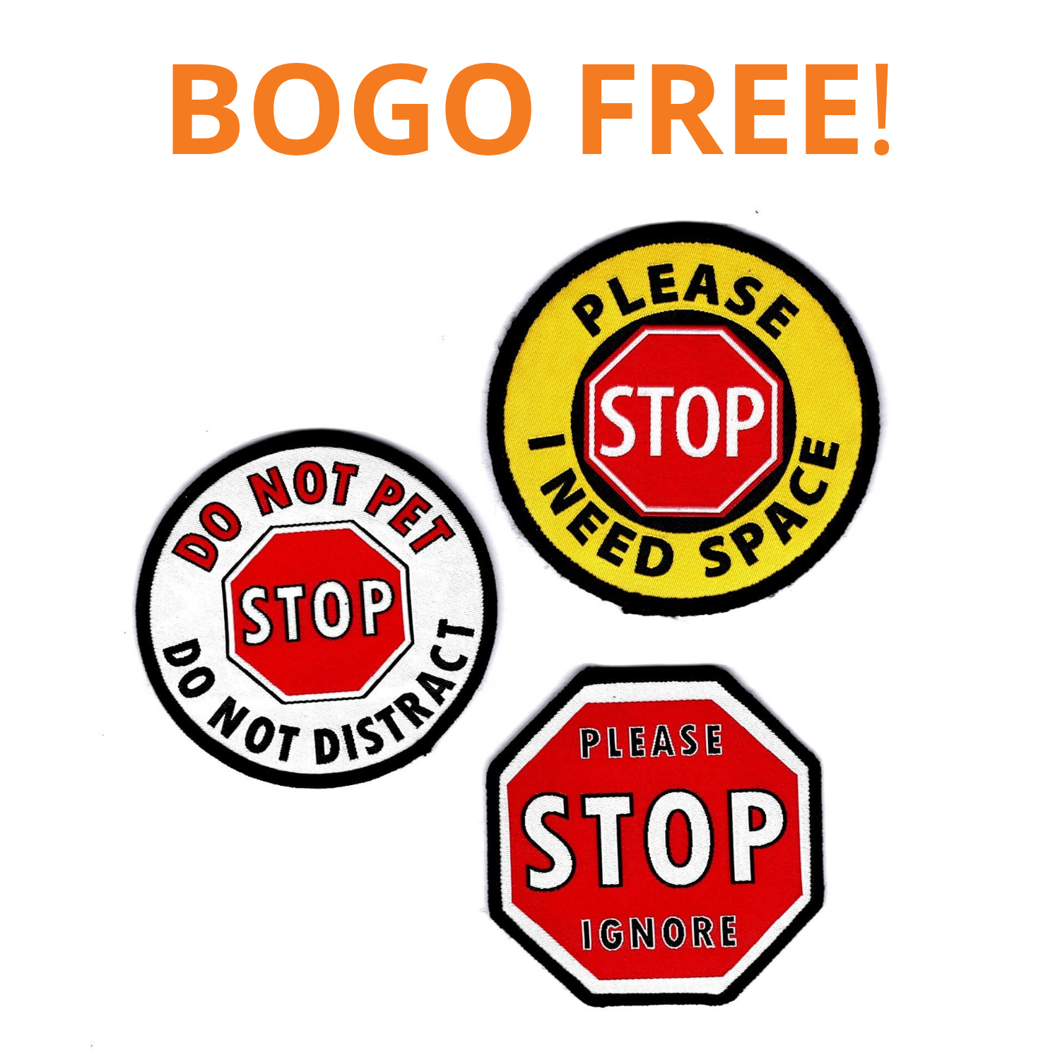STOP Sign Leash Wraps