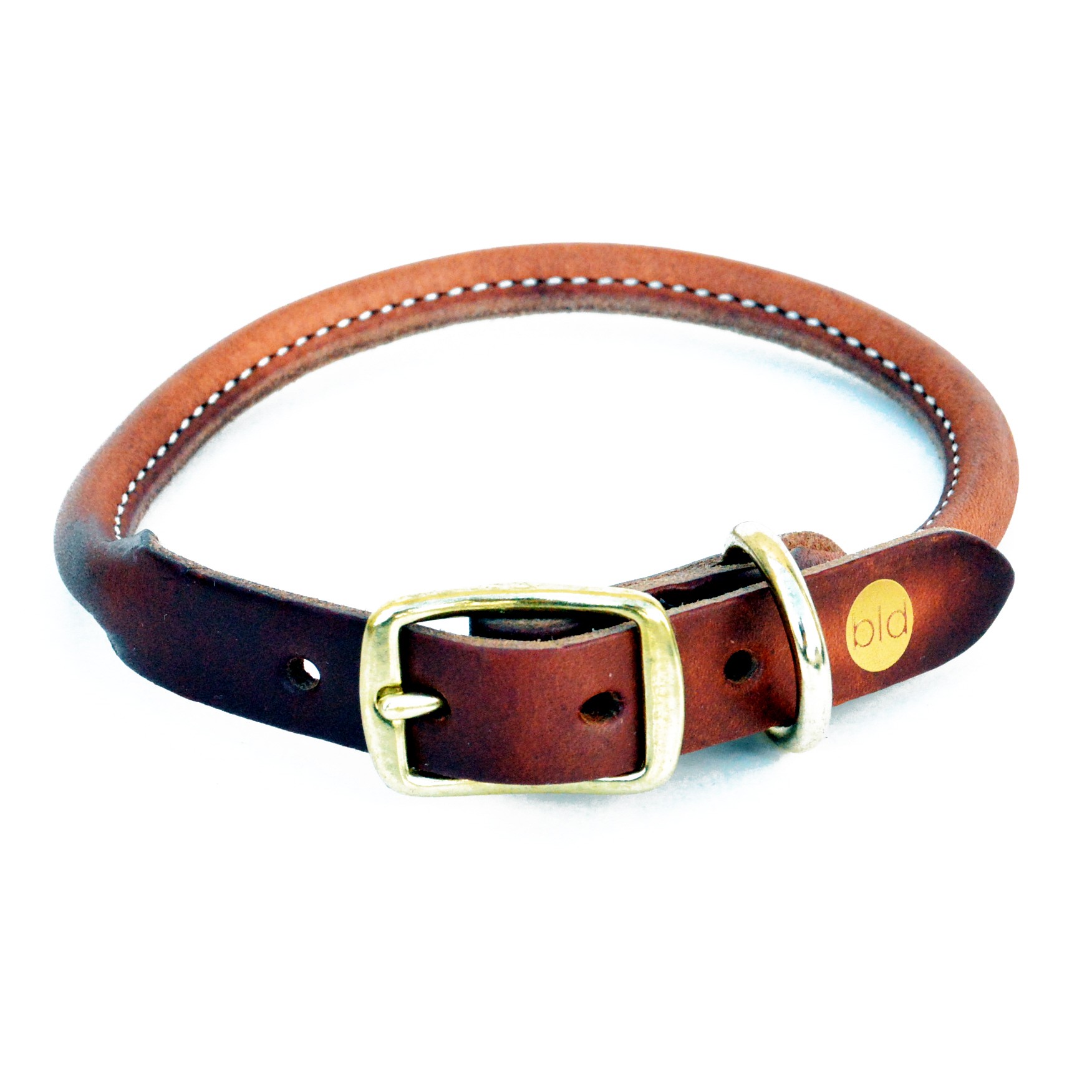 BLD's Rolled Leather Dog Collar