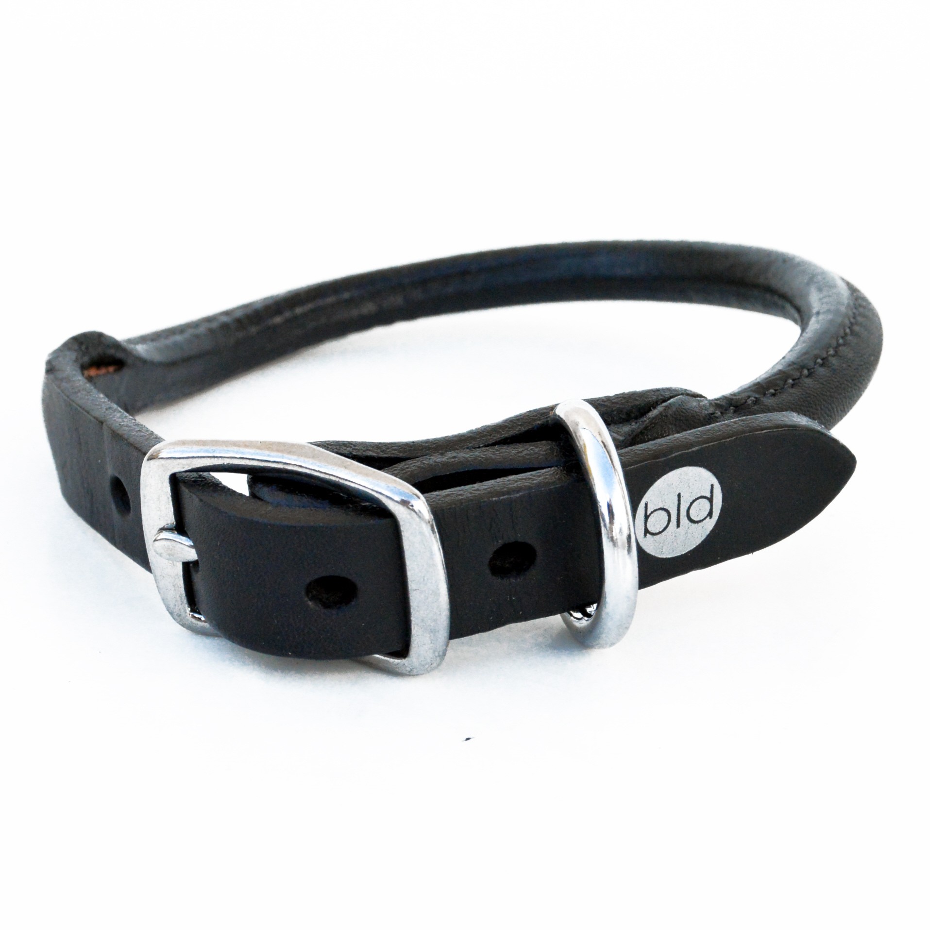 BLD&#39;s Rolled Leather Dog Collar